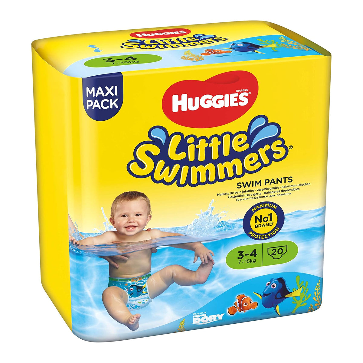 Huggies( Size 3-4, 7-15 Kg, 20 Little Swimmers Swim Pants)